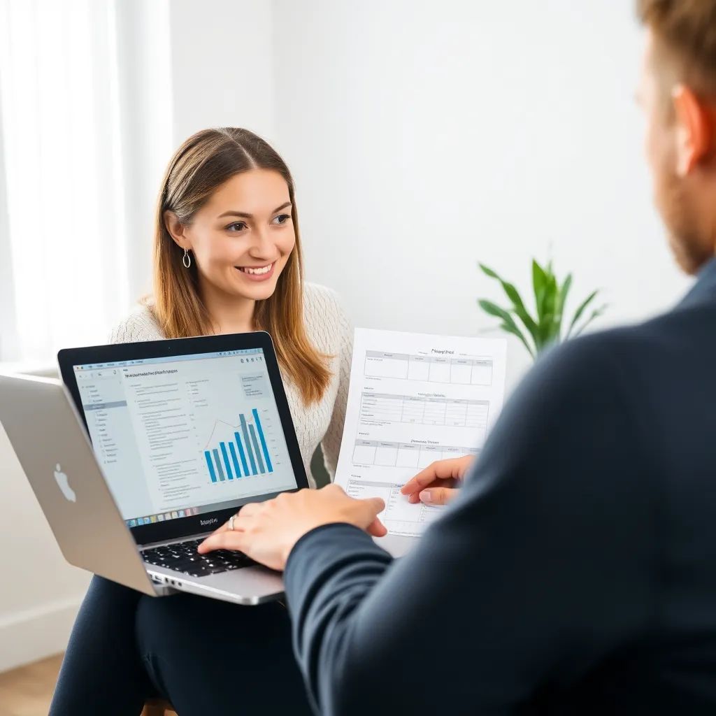 Jong Nederlands koppel in woonkamer